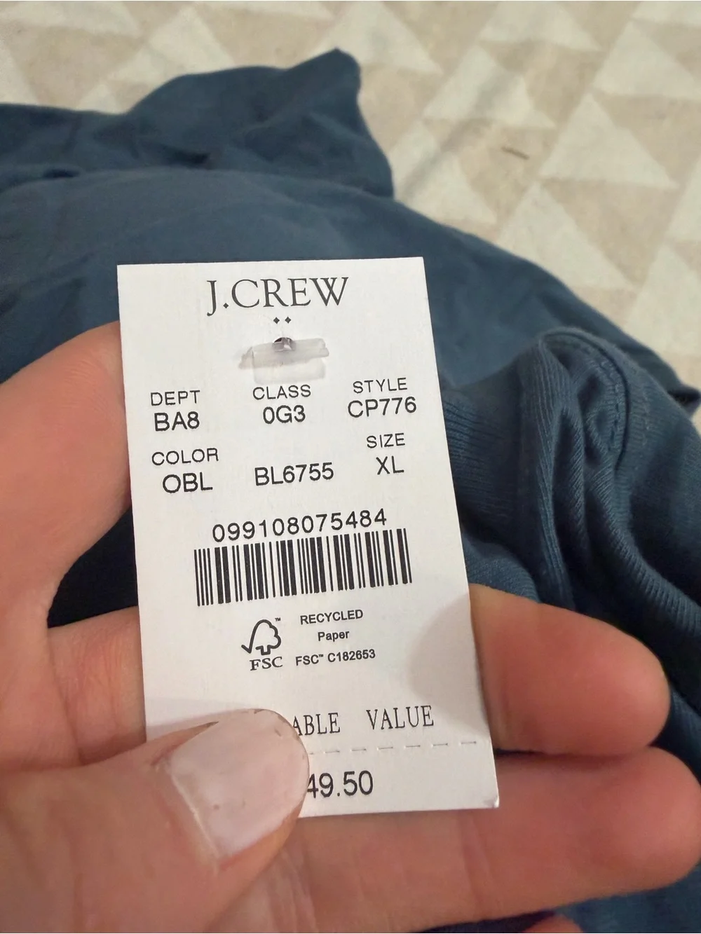 J crew opal essential tee